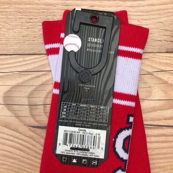Stance MLB Saint Louis Cardinals Crew Socks - Picture 6 of 16